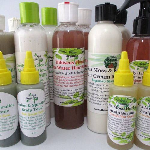 Natural Hair Double Products Bundle, Brina Organics