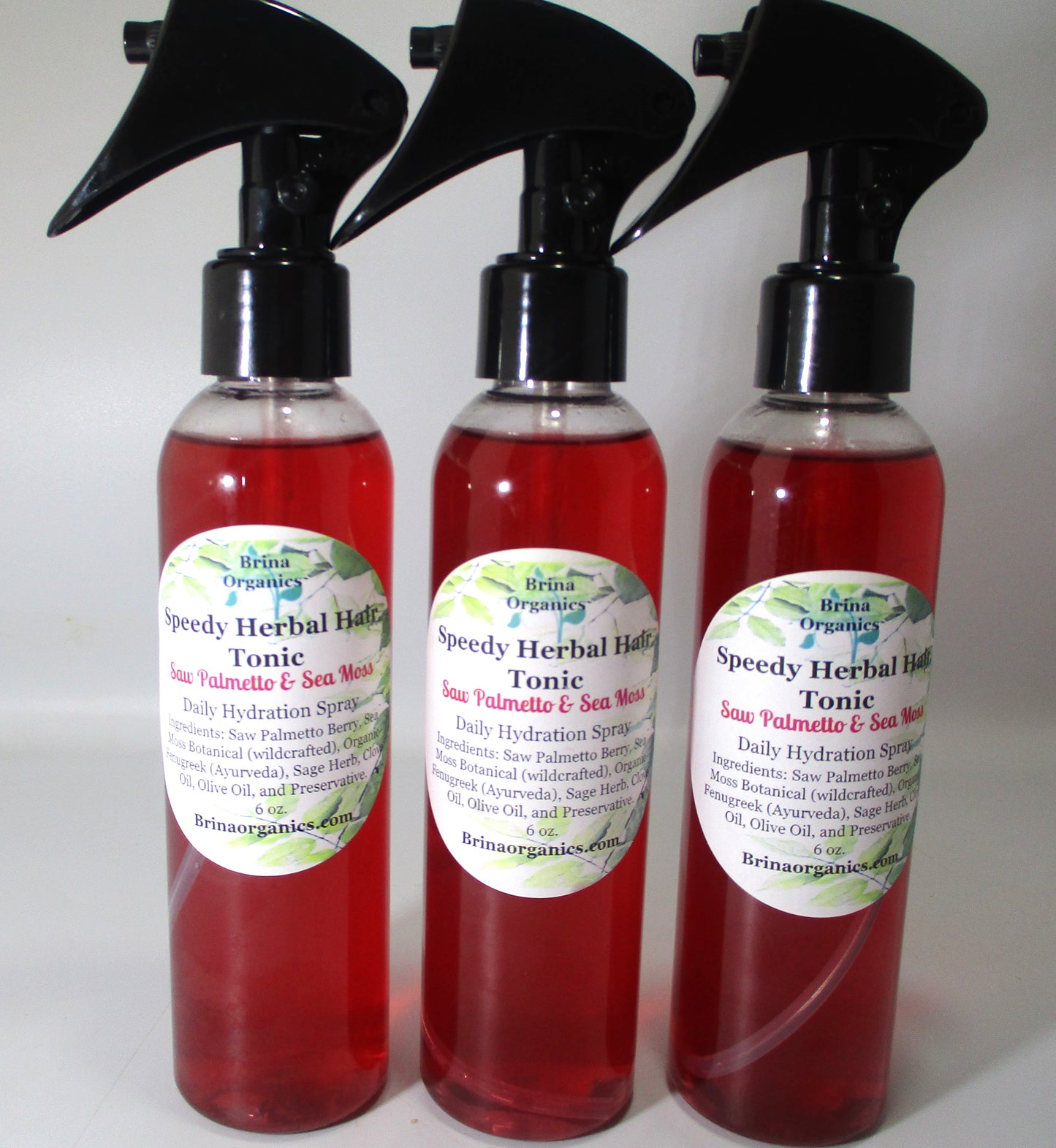 Speedy Hair Growth Tonic Spray, Saw Palmetto Berry & Sea Moss