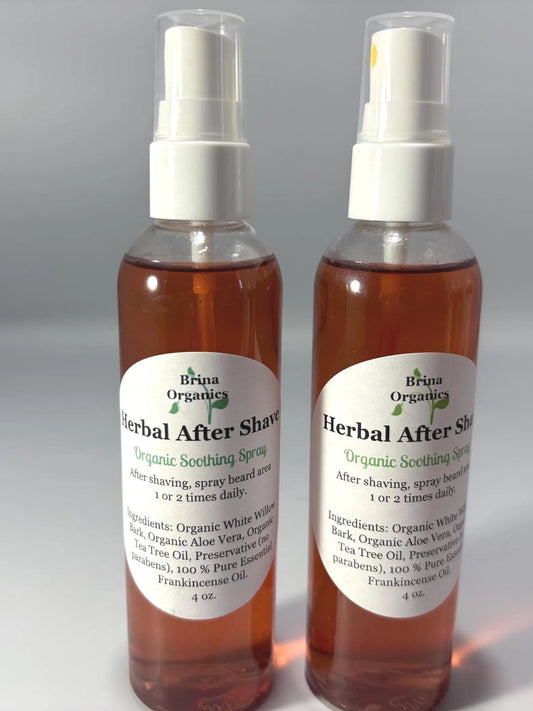 Soothing After Shave Spray: White Willow Bark, Brina Organics