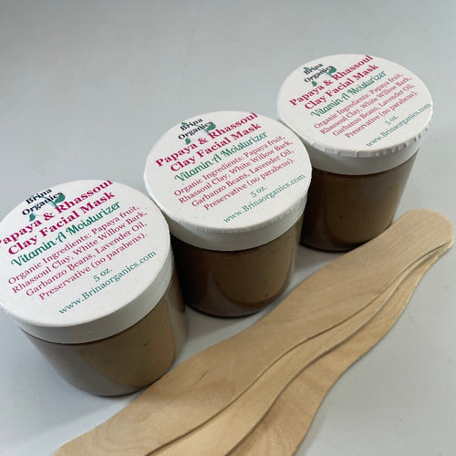 Papaya & Rhassoul Clay Facial Mask 5 oz.