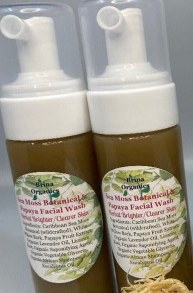 Sea Moss Papaya Facial Wash Foam