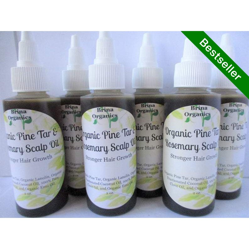 Organic Pine Tar & Rosemary Scalp Oil