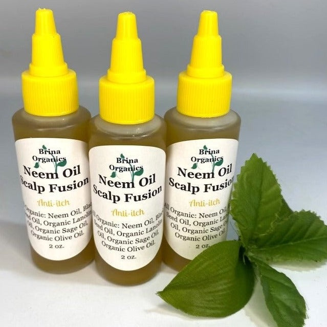 Organic Neem Oil Scalp Fusion 2 oz., Antiitch