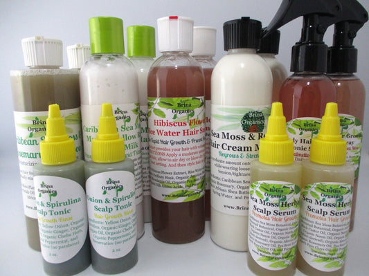 Natural Hair Double Products Bundle, Brina Organics