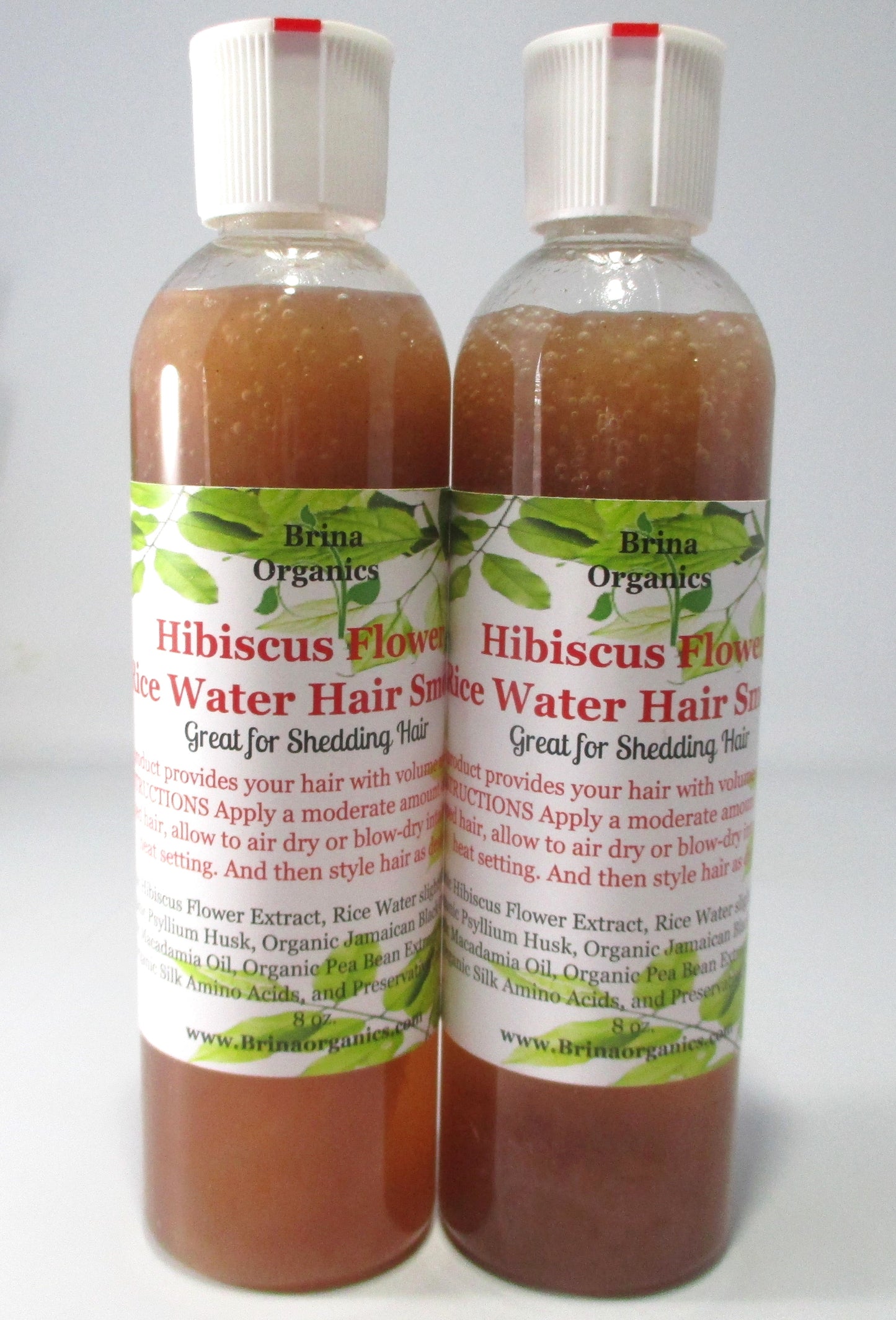 Organic Hibiscus Flower & Rice Water Hair Smoothie, BESTSELLER, Brina Organics