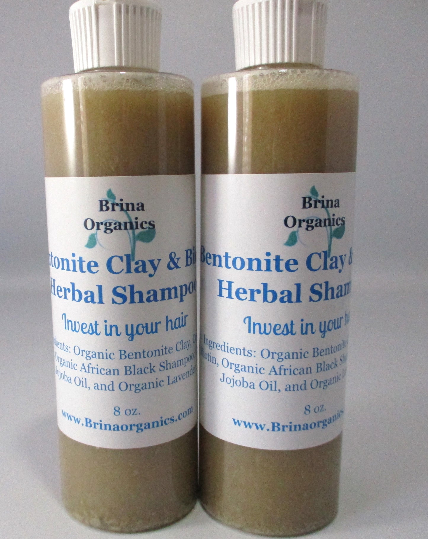 Bentonite Clay & Biotin Herbal Shampoo - Invest in your hair, Brina Organics