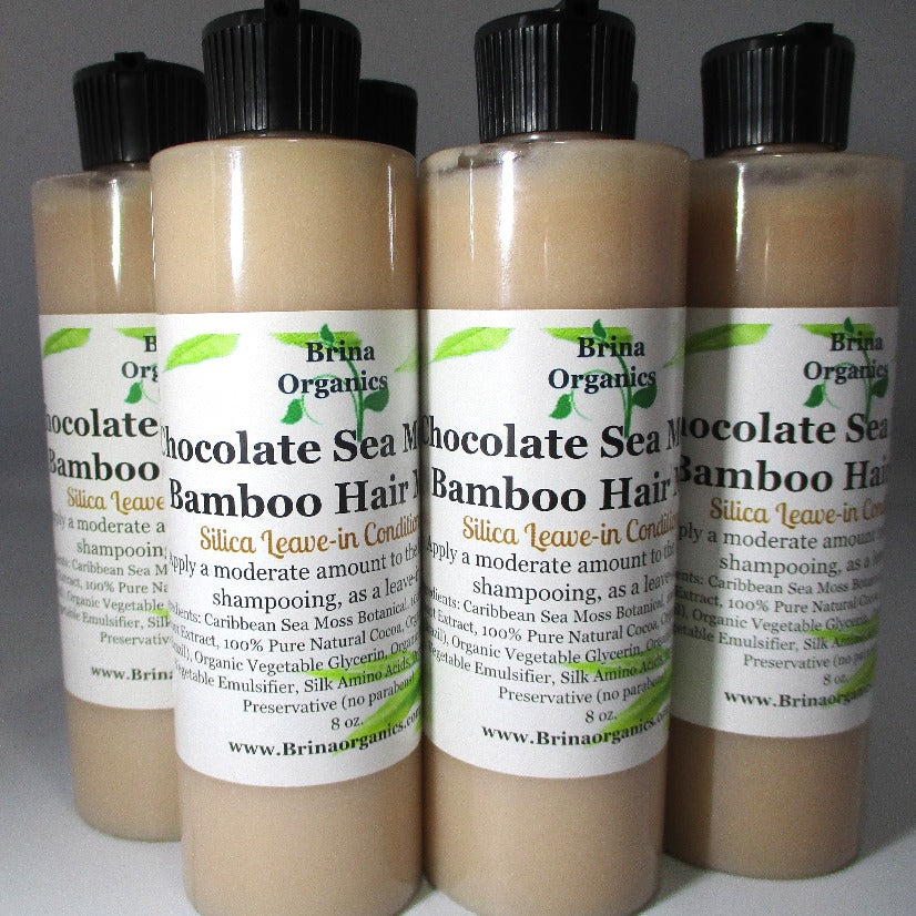 Chocolate sea moss bamboo hair milk, Brina Organics