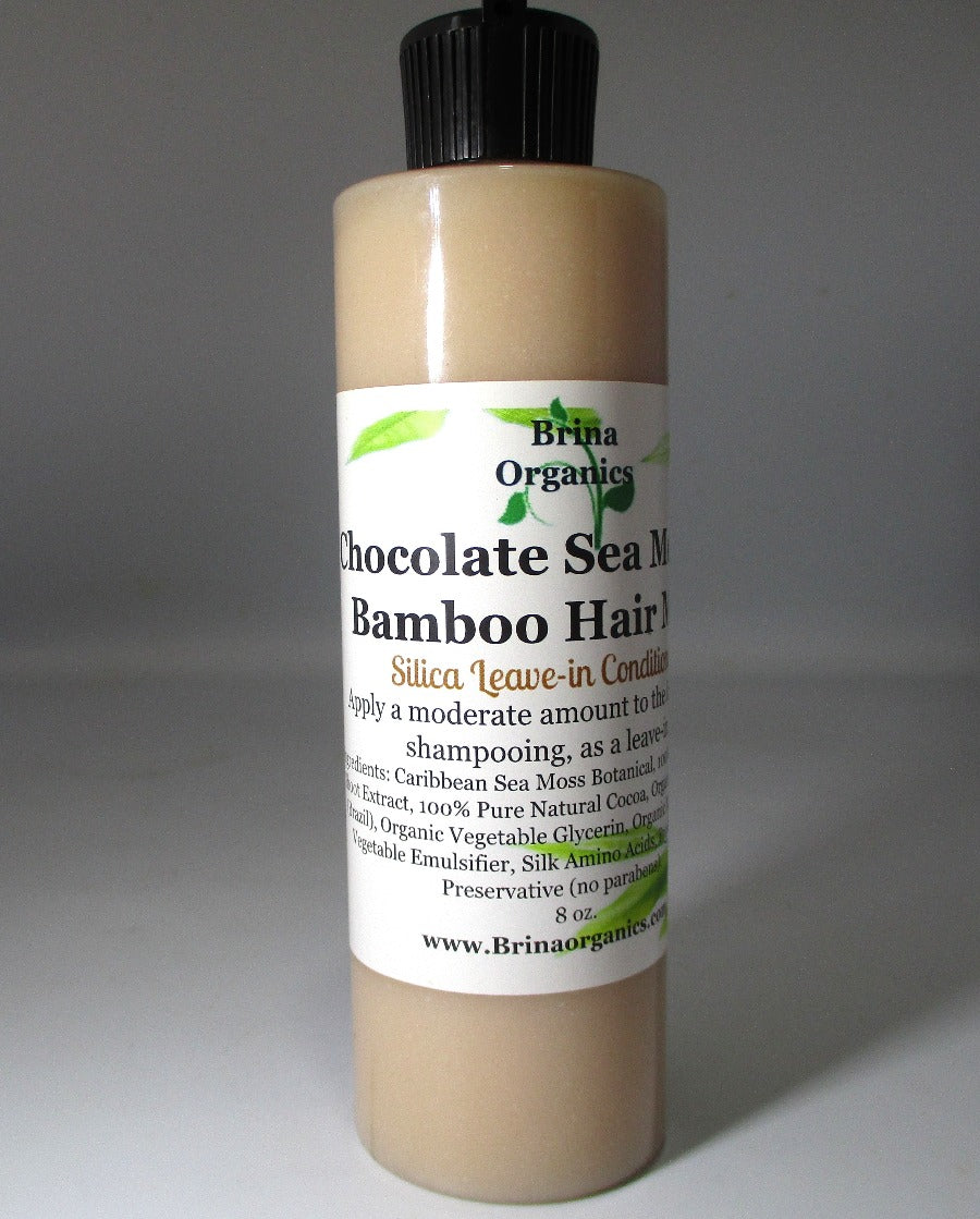 Chocolate sea moss bamboo hair milk, Brina Organics