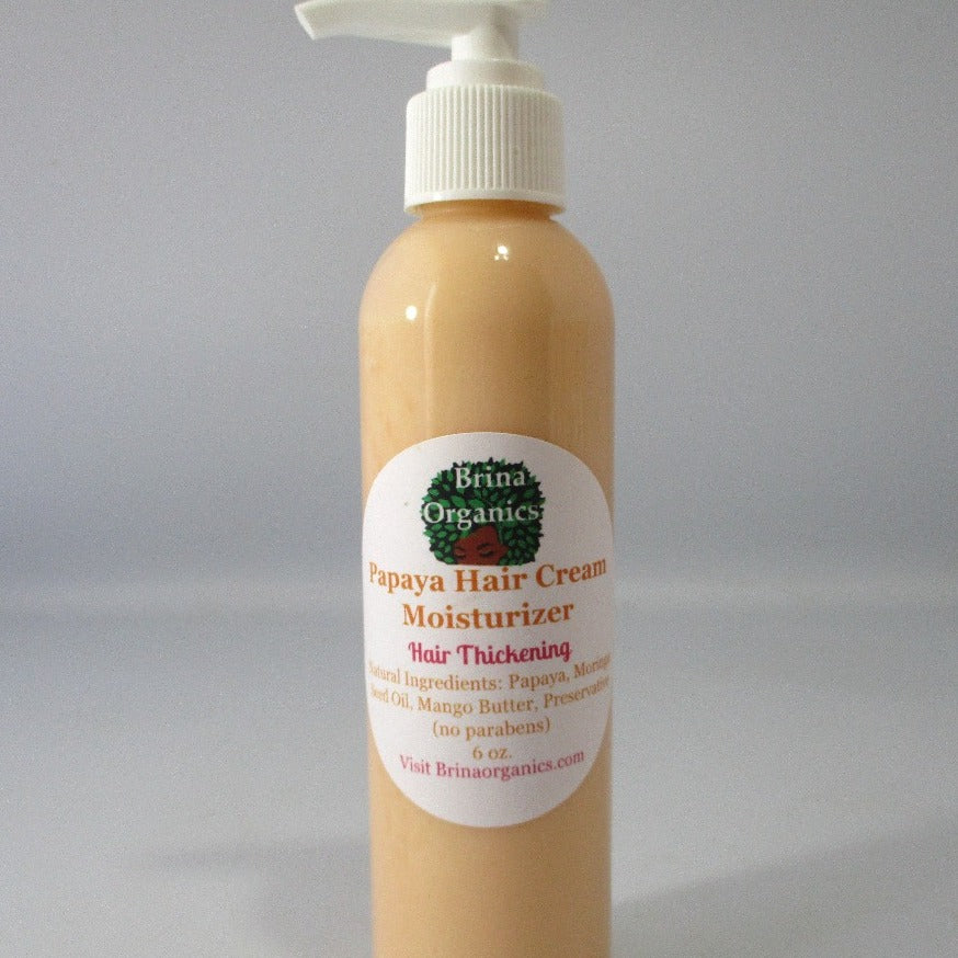 Papaya Hair Cream Moisturizer, Brina Organics