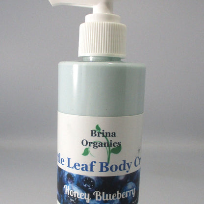 Nettle Leaf Body Cream 8 oz. Honey Blueberry, Brina Organics
