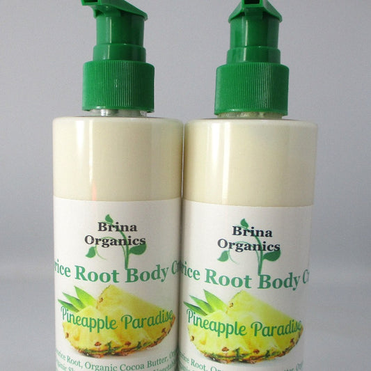 Licorice Root Body Cream Pineapple Paradise, Brina Organics