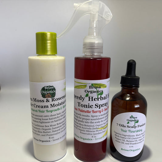 Natural Products Bundle for Afro-textured Hair.