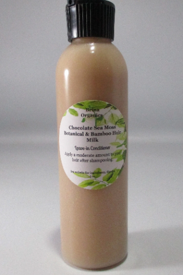 Chocolate Sea Moss & Bamboo Hair Milk, also Co-Wash Conditioner BESTSELLER, Brina Organics