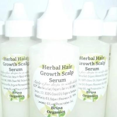 Herbal Hair Growth Scalp Serum, Brina Organics