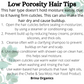 Low Porosity Hair, Brina Organics