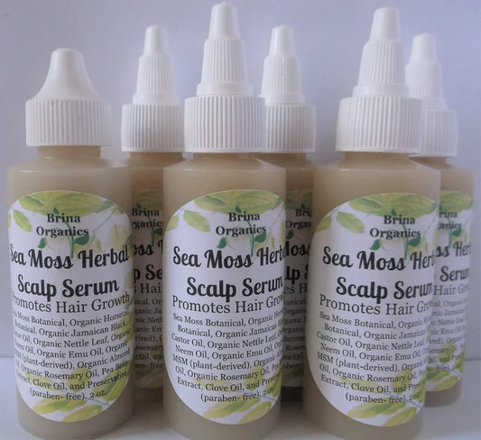 Sea Moss Herbal Scalp Serum, Natural Hair Product