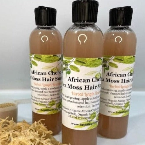 Chebe & Sea Moss Botanical Hair Smoothie, Natural Hair Products, Brina Organics