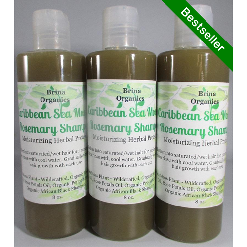 Sea Moss & Rosemary Shampoo, Brina Organics