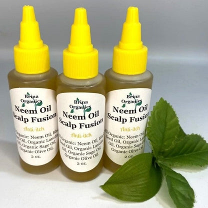 Organic Neem Oil Scalp Fusion, Anti-itch Scalp Care